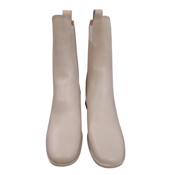 Steve Madden Argent Chelsea Boots mid-calf, Leather, Color-Bone Size 9  *O - Picture 3 of 6